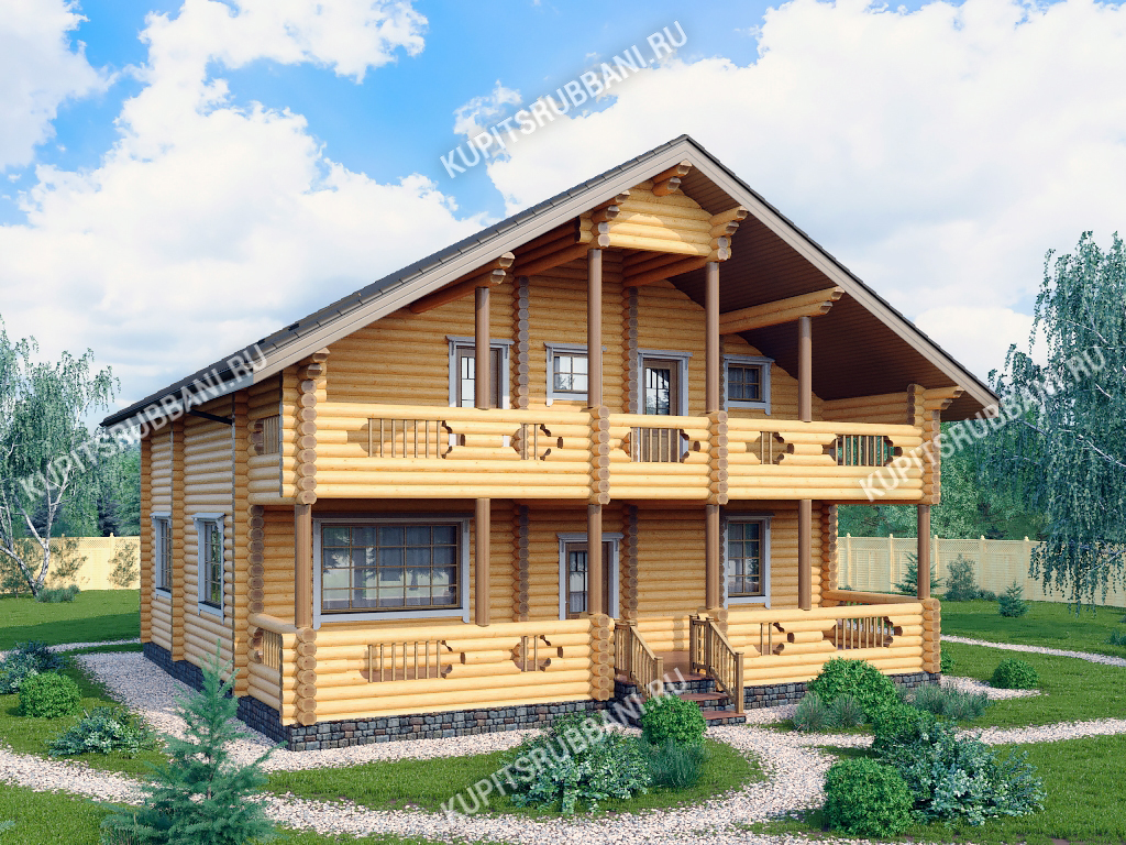 Сруб дома 12x13                    2