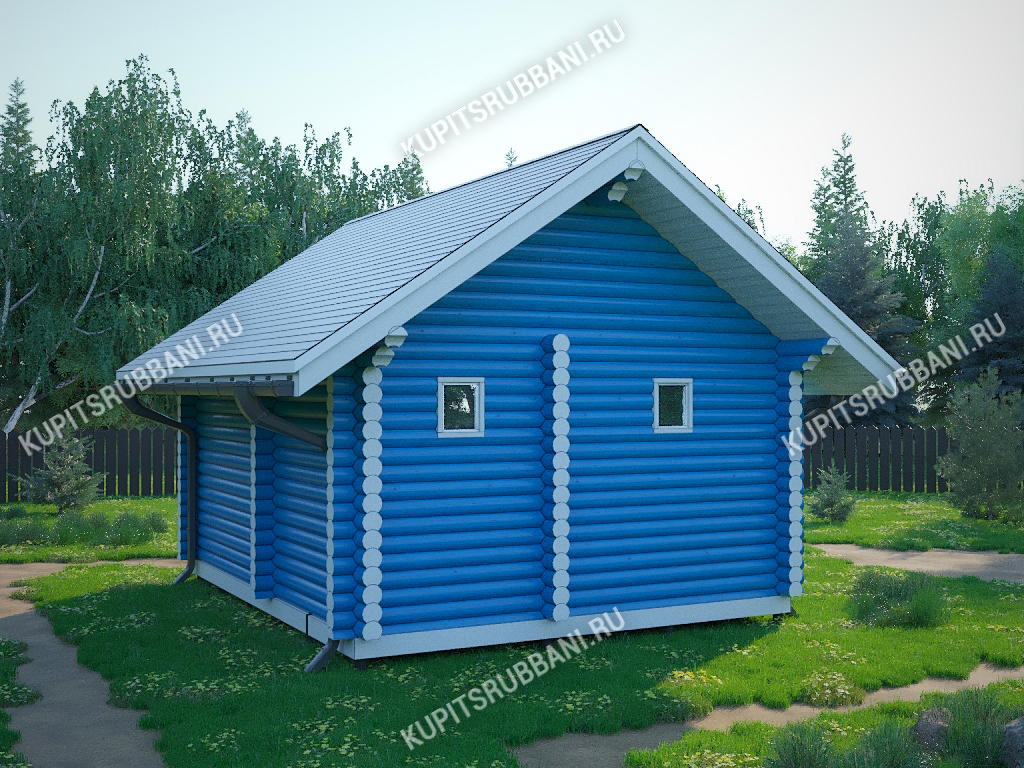 Сруб бани 4х6                    2