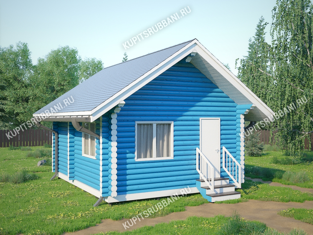 Сруб бани 4х6                    4