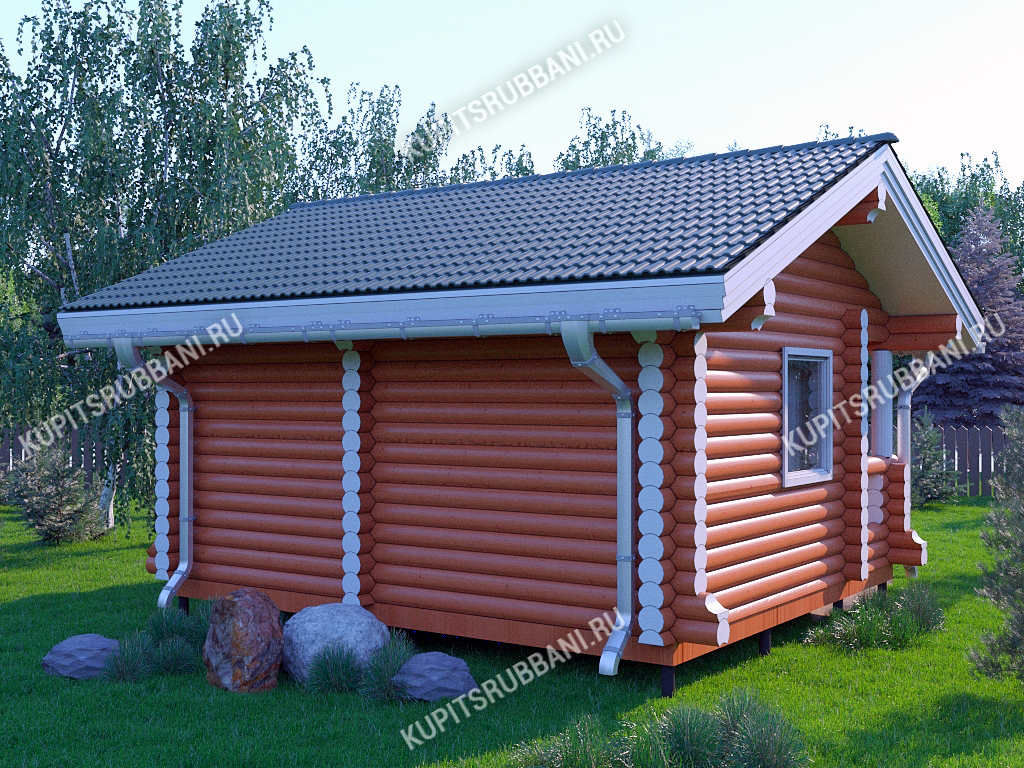 Сруб бани 5х6                    3