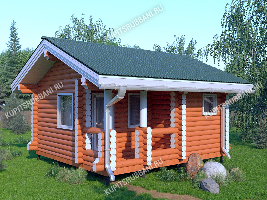 Сруб бани 5х6                    4